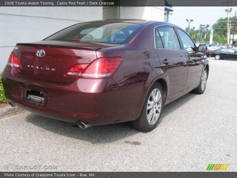 Cassis Red Pearl / Dark Charcoal 2008 Toyota Avalon Touring