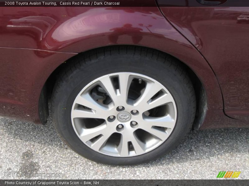Cassis Red Pearl / Dark Charcoal 2008 Toyota Avalon Touring