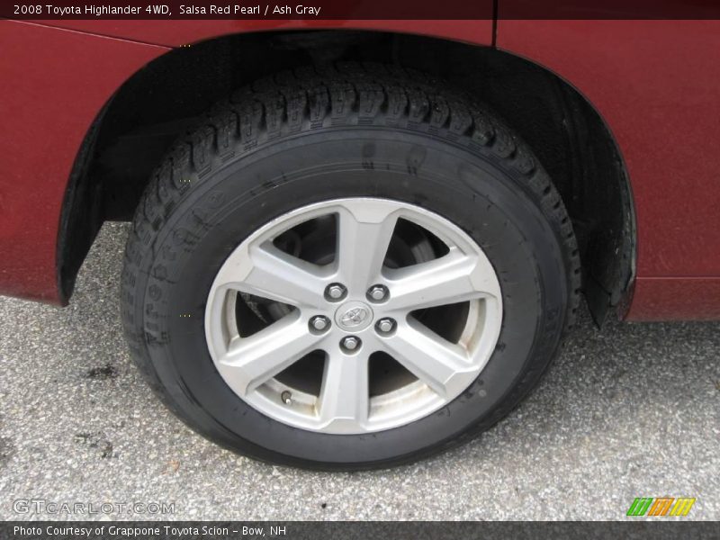 Salsa Red Pearl / Ash Gray 2008 Toyota Highlander 4WD