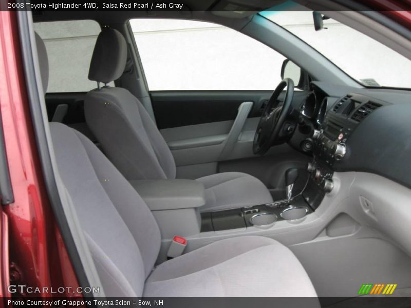 Salsa Red Pearl / Ash Gray 2008 Toyota Highlander 4WD