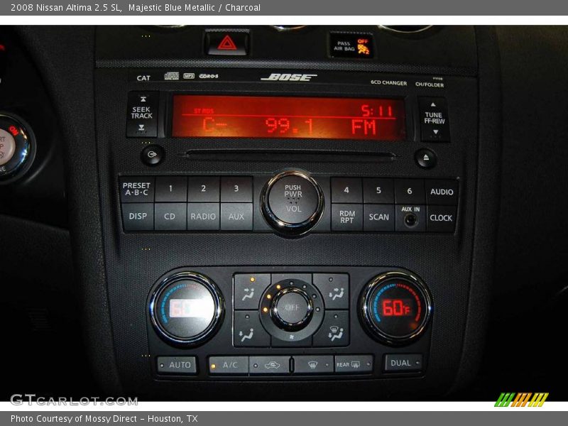 Majestic Blue Metallic / Charcoal 2008 Nissan Altima 2.5 SL