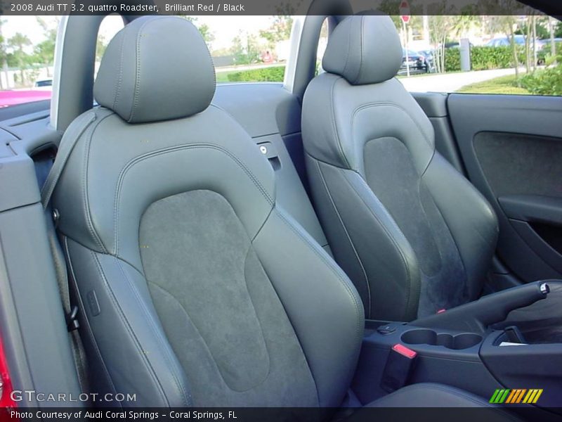 Brilliant Red / Black 2008 Audi TT 3.2 quattro Roadster