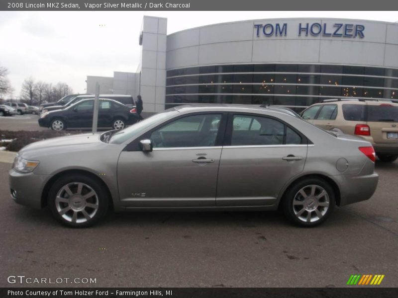 Vapor Silver Metallic / Dark Charcoal 2008 Lincoln MKZ Sedan