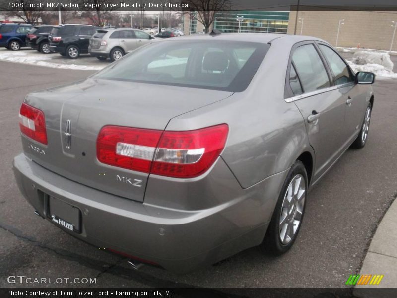 Vapor Silver Metallic / Dark Charcoal 2008 Lincoln MKZ Sedan