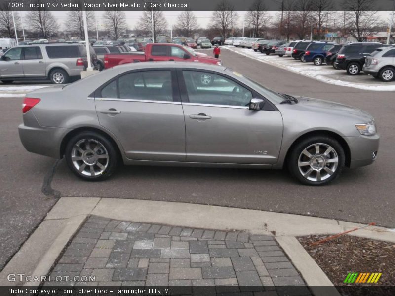 Vapor Silver Metallic / Dark Charcoal 2008 Lincoln MKZ Sedan