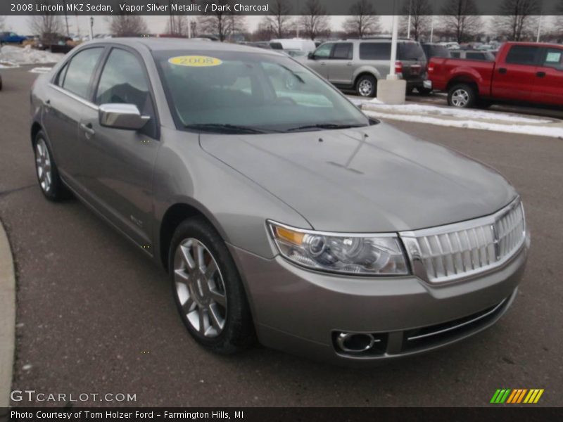Vapor Silver Metallic / Dark Charcoal 2008 Lincoln MKZ Sedan