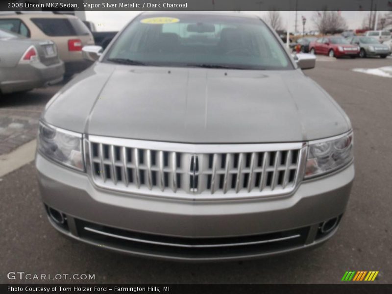 Vapor Silver Metallic / Dark Charcoal 2008 Lincoln MKZ Sedan