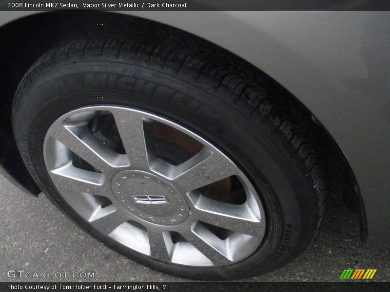 Vapor Silver Metallic / Dark Charcoal 2008 Lincoln MKZ Sedan