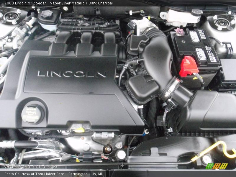 Vapor Silver Metallic / Dark Charcoal 2008 Lincoln MKZ Sedan
