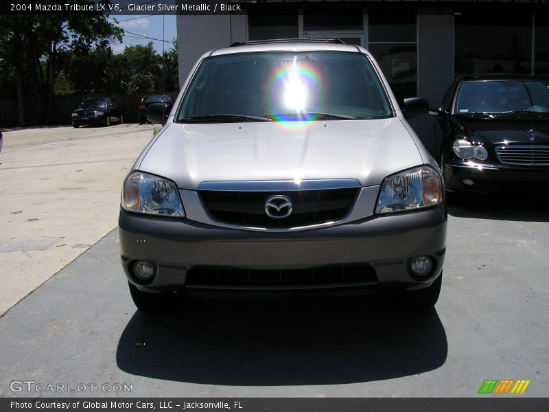Glacier Silver Metallic / Black 2004 Mazda Tribute LX V6