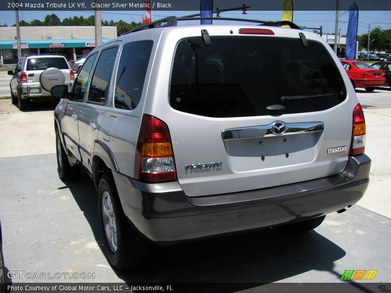 Glacier Silver Metallic / Black 2004 Mazda Tribute LX V6