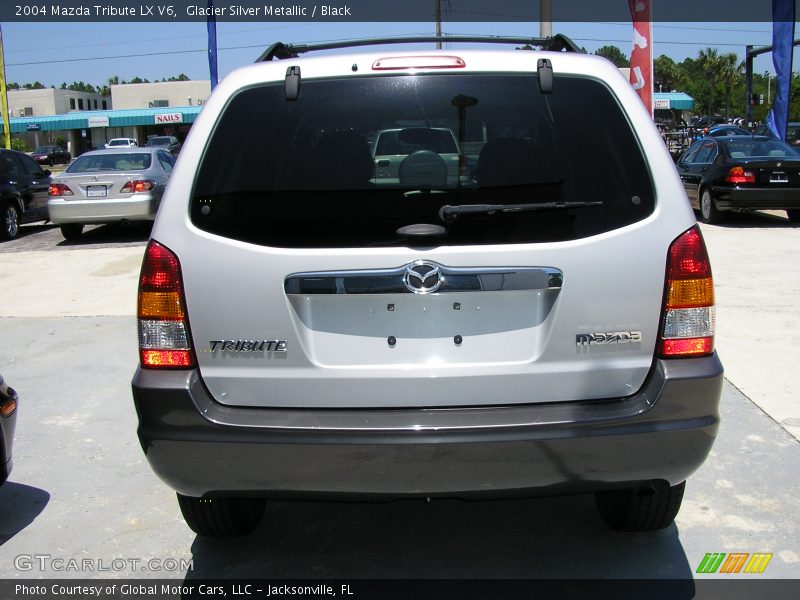 Glacier Silver Metallic / Black 2004 Mazda Tribute LX V6