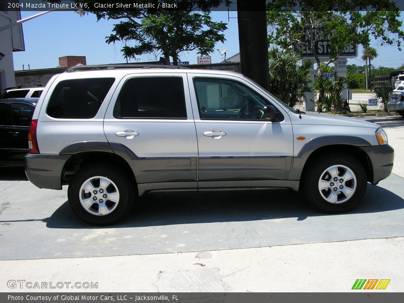 Glacier Silver Metallic / Black 2004 Mazda Tribute LX V6