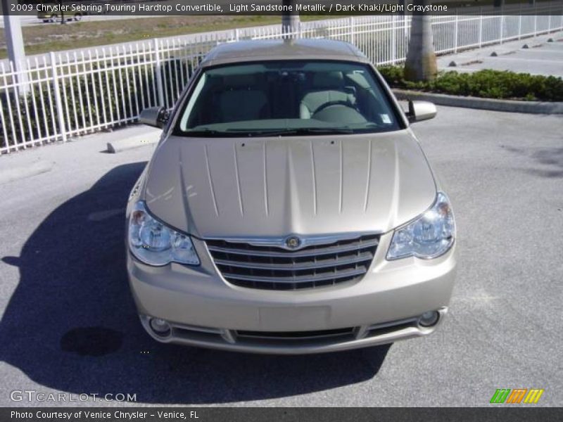 Light Sandstone Metallic / Dark Khaki/Light Graystone 2009 Chrysler Sebring Touring Hardtop Convertible