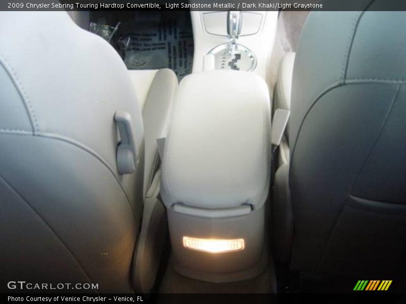 Light Sandstone Metallic / Dark Khaki/Light Graystone 2009 Chrysler Sebring Touring Hardtop Convertible