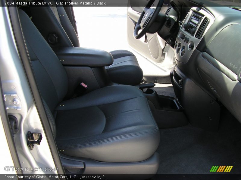 Glacier Silver Metallic / Black 2004 Mazda Tribute LX V6