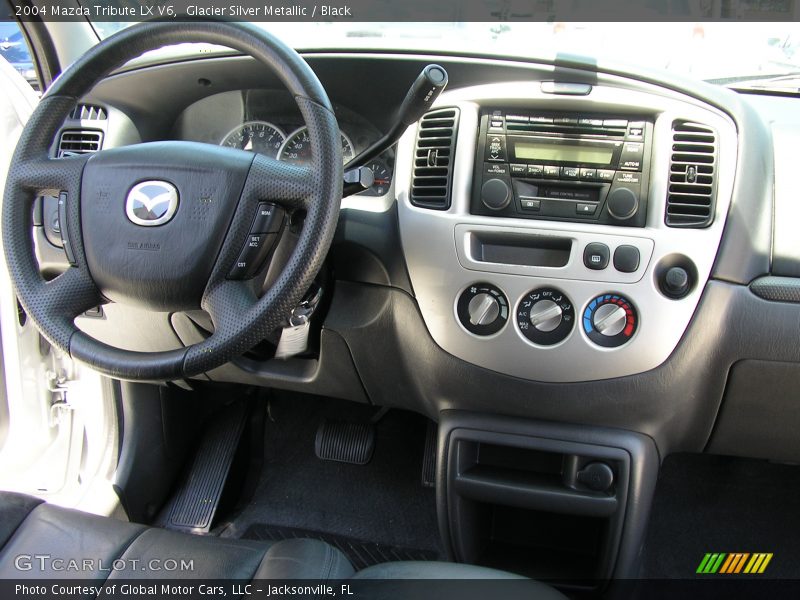 Glacier Silver Metallic / Black 2004 Mazda Tribute LX V6