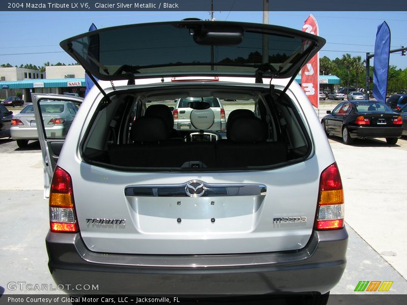 Glacier Silver Metallic / Black 2004 Mazda Tribute LX V6