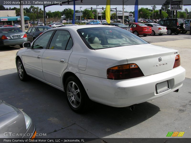 Taffeta White / Beige 2000 Acura TL 3.2