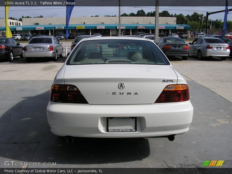 Taffeta White / Beige 2000 Acura TL 3.2
