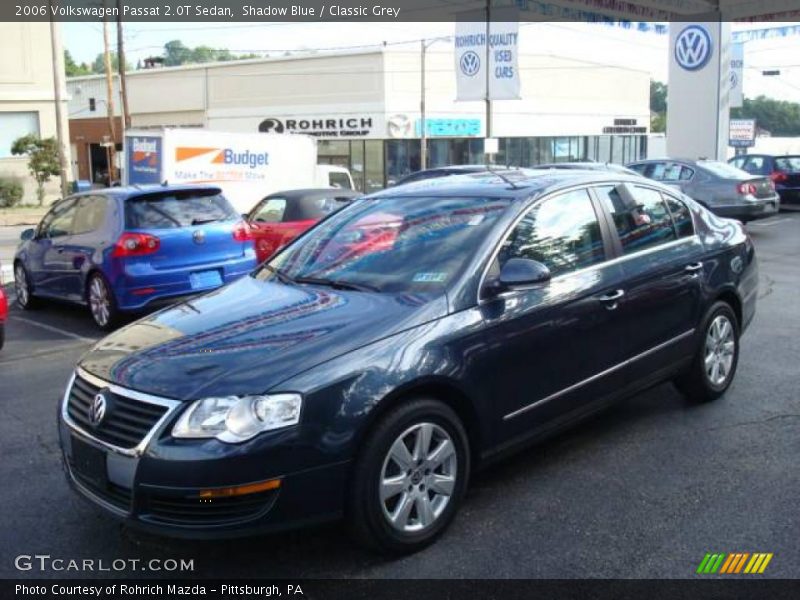 Shadow Blue / Classic Grey 2006 Volkswagen Passat 2.0T Sedan