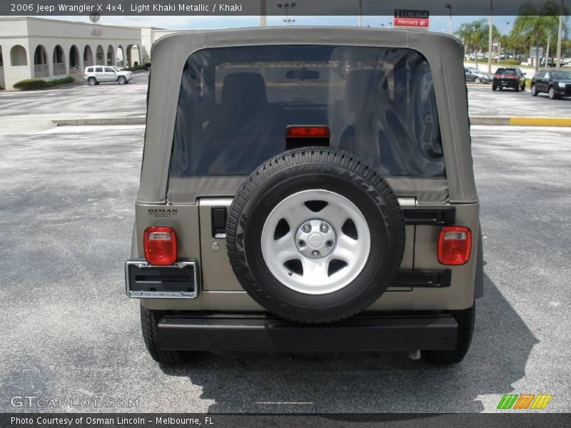 Light Khaki Metallic / Khaki 2006 Jeep Wrangler X 4x4
