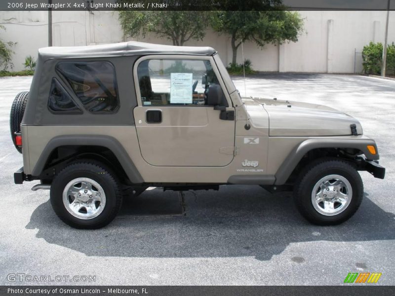 Light Khaki Metallic / Khaki 2006 Jeep Wrangler X 4x4
