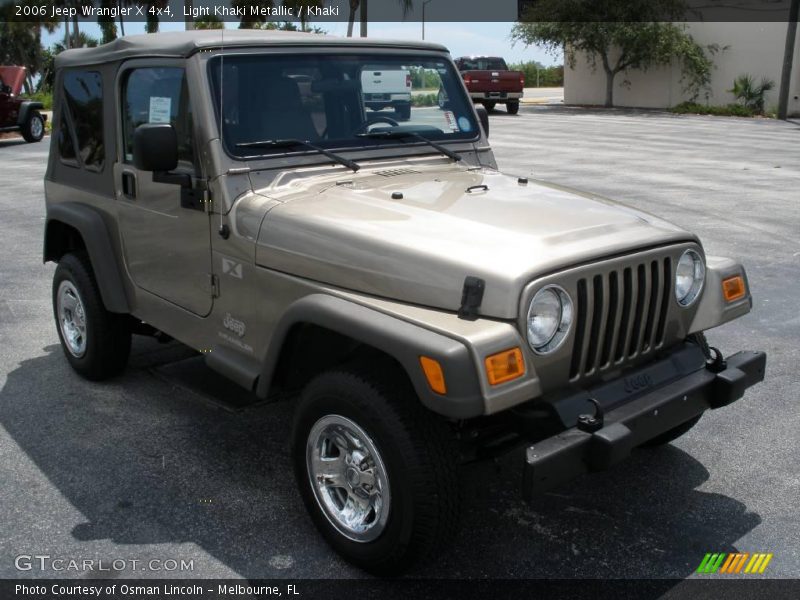Light Khaki Metallic / Khaki 2006 Jeep Wrangler X 4x4