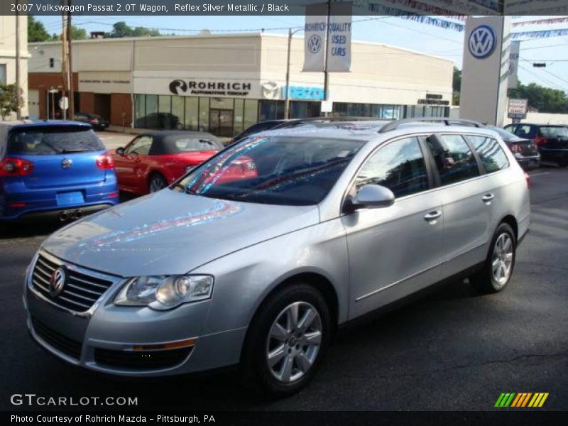 Reflex Silver Metallic / Black 2007 Volkswagen Passat 2.0T Wagon