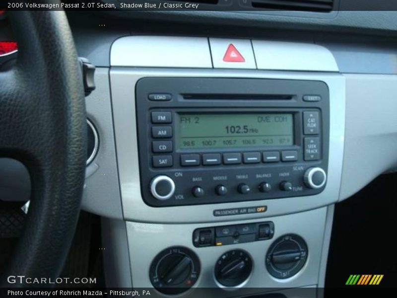 Shadow Blue / Classic Grey 2006 Volkswagen Passat 2.0T Sedan