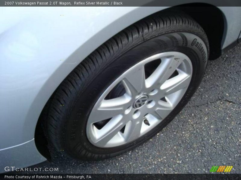 Reflex Silver Metallic / Black 2007 Volkswagen Passat 2.0T Wagon