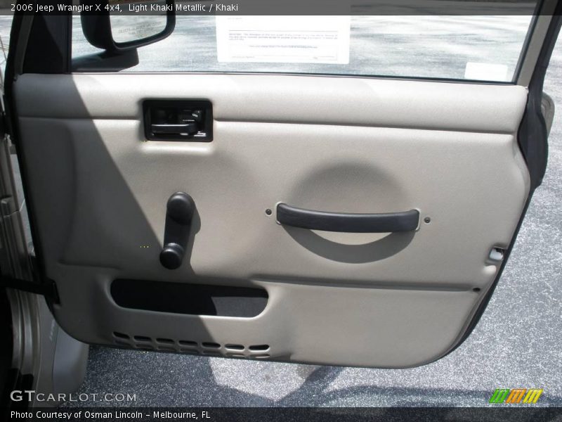 Light Khaki Metallic / Khaki 2006 Jeep Wrangler X 4x4