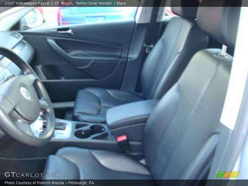 Reflex Silver Metallic / Black 2007 Volkswagen Passat 2.0T Wagon