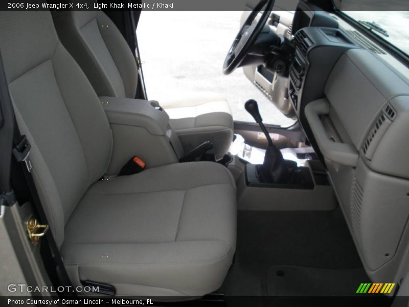 Light Khaki Metallic / Khaki 2006 Jeep Wrangler X 4x4