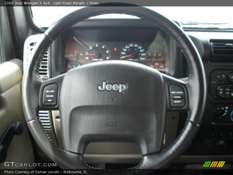 Light Khaki Metallic / Khaki 2006 Jeep Wrangler X 4x4