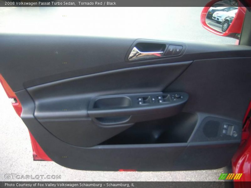 Tornado Red / Black 2008 Volkswagen Passat Turbo Sedan