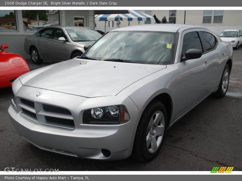 Bright Silver Metallic / Dark Slate Gray 2008 Dodge Charger SE