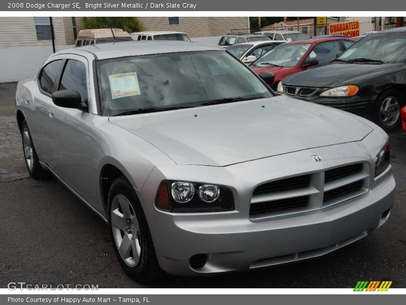 Bright Silver Metallic / Dark Slate Gray 2008 Dodge Charger SE