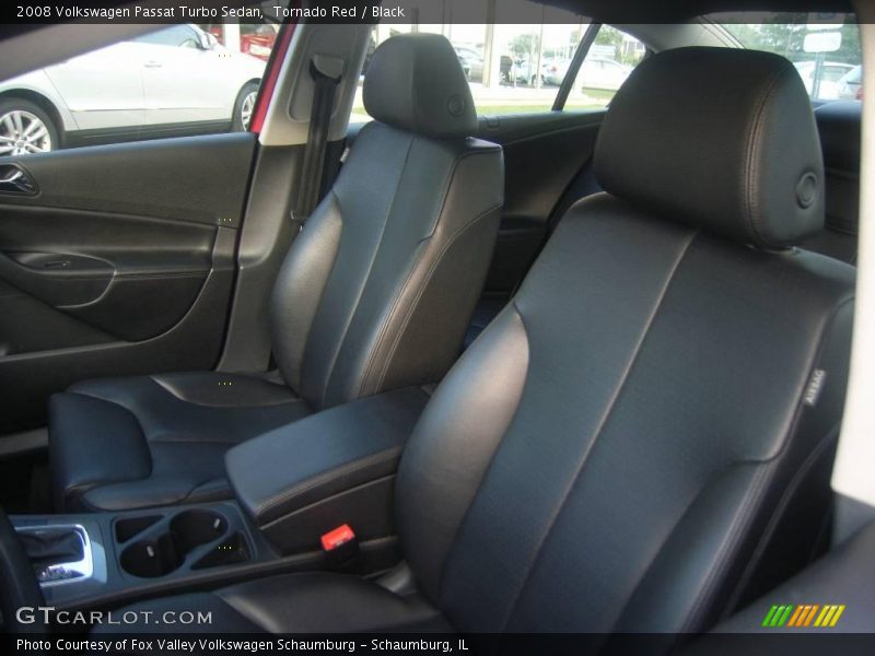 Tornado Red / Black 2008 Volkswagen Passat Turbo Sedan