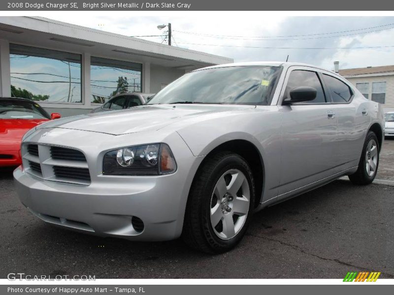 Bright Silver Metallic / Dark Slate Gray 2008 Dodge Charger SE