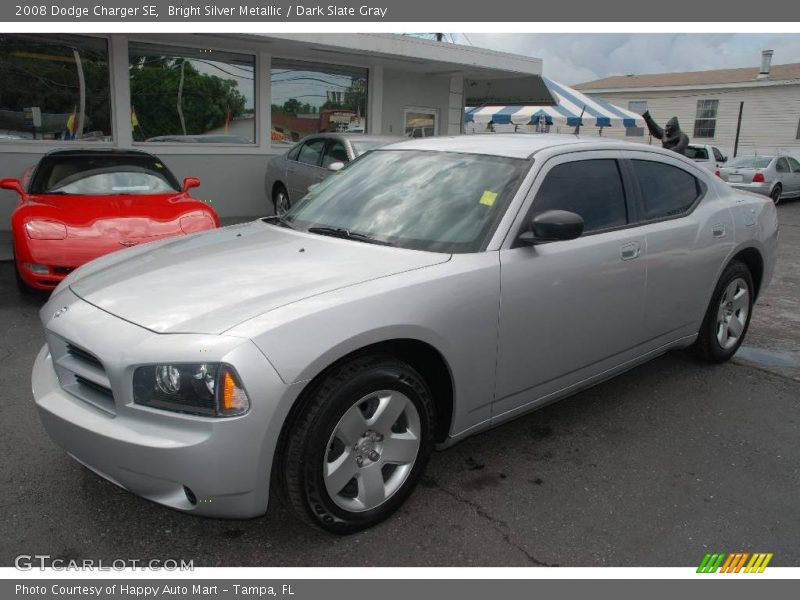 Bright Silver Metallic / Dark Slate Gray 2008 Dodge Charger SE
