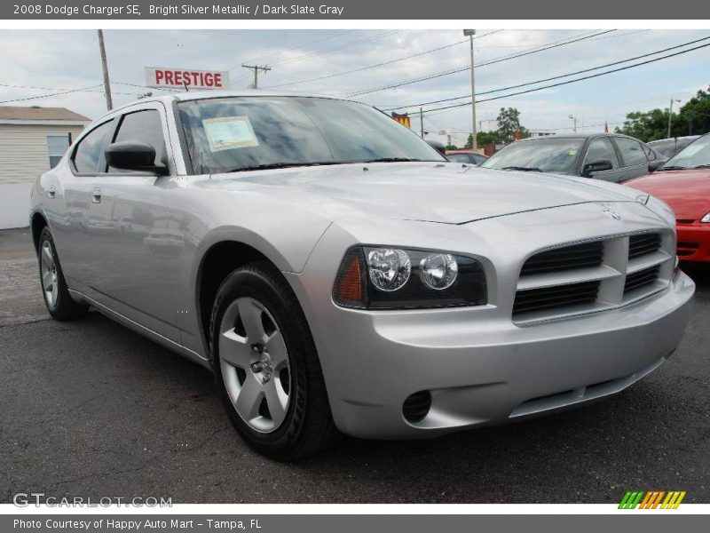 Bright Silver Metallic / Dark Slate Gray 2008 Dodge Charger SE