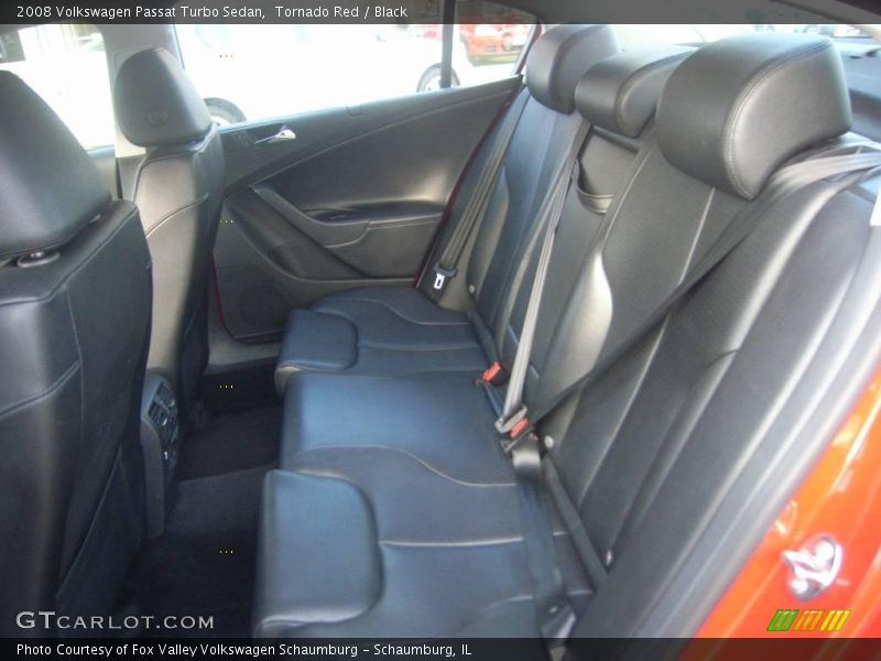 Tornado Red / Black 2008 Volkswagen Passat Turbo Sedan