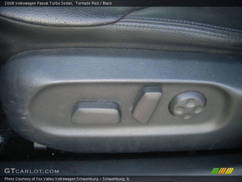 Tornado Red / Black 2008 Volkswagen Passat Turbo Sedan