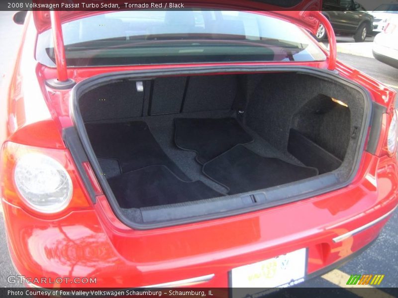 Tornado Red / Black 2008 Volkswagen Passat Turbo Sedan