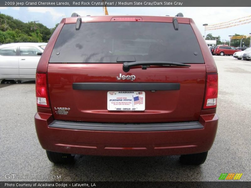 Red Rock Crystal Pearl / Medium Slate Gray/Dark Slate Gray 2009 Jeep Grand Cherokee Laredo