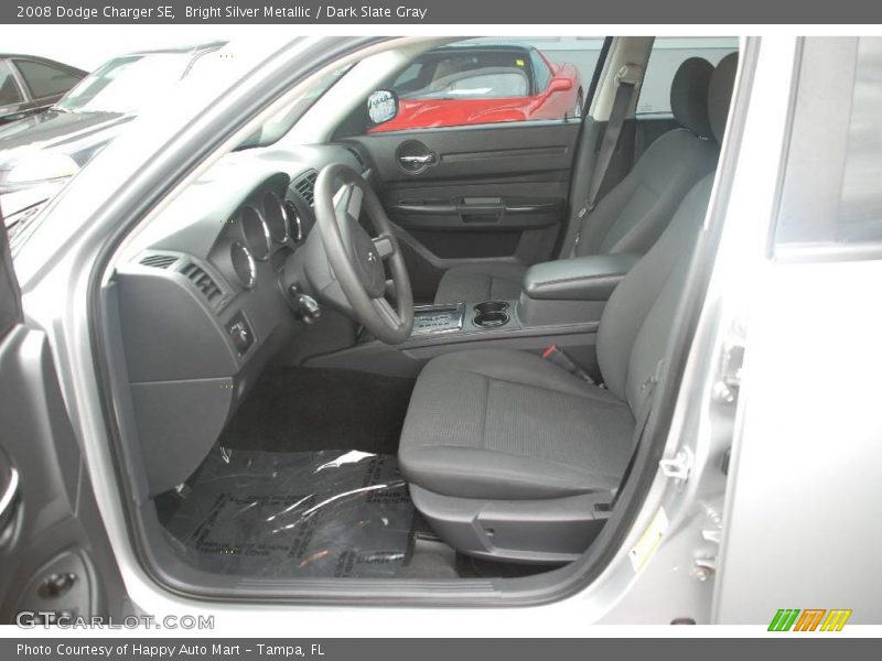 Bright Silver Metallic / Dark Slate Gray 2008 Dodge Charger SE