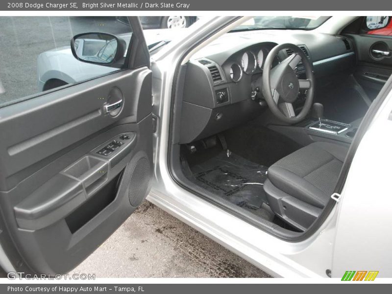 Bright Silver Metallic / Dark Slate Gray 2008 Dodge Charger SE
