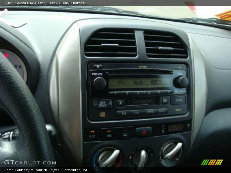 Black / Dark Charcoal 2005 Toyota RAV4 4WD