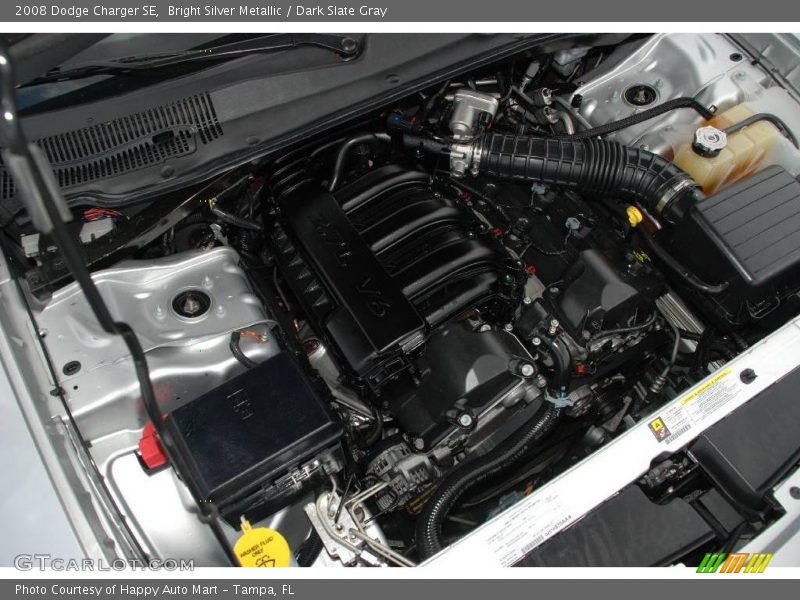 Bright Silver Metallic / Dark Slate Gray 2008 Dodge Charger SE